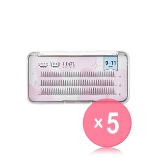 ccam bbak - I Dol Lash - 8 Types 5pcs Bundle Set A-Type - 9mm+10mm+11mm Mix x 5 pcs