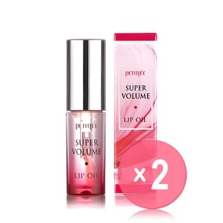 PETITFEE - Super Volume Lip Oil 2pcs Bundle Set 3g x 2 pcs