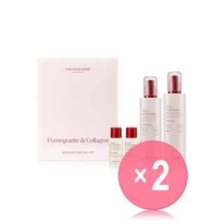 THE FACE SHOP - Pomegranate & Collagen Skincare Special Set 2pcs Bundle Set 4 pcs x 2 pcs