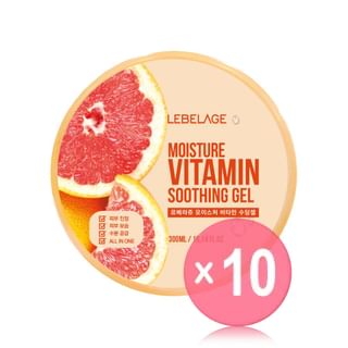 LEBELAGE - Moisture Soothing Gel - 9 Types 10pcs Bundle Set 2025 Version - Vitamin x 10 pcs