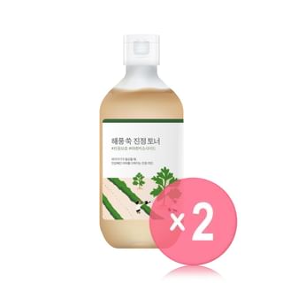 ROUND LAB - Mugwort Calming Toner 2pcs Bundle Set 300ml x 2 pcs