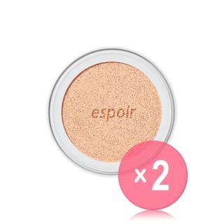 espoir - Silk Skin Layer Cushion Refill Only - 4 Colors 2pcs Bundle Set #22 Petal x 2 pcs
