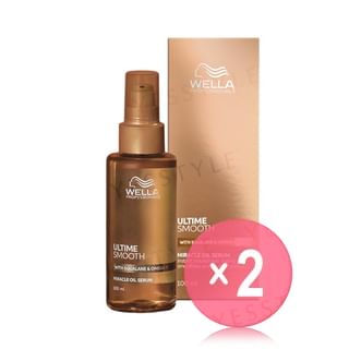 Wella Professionals Japan - Ultime Smooth Miracle Oil Serum 2pcs Bundle Set 100ml x 2 pcs