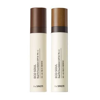 The Saem Eco Soul Real Fit Foundation Spf30 Pa 2 Colors 40Ml the saem kopen in de aanbieding