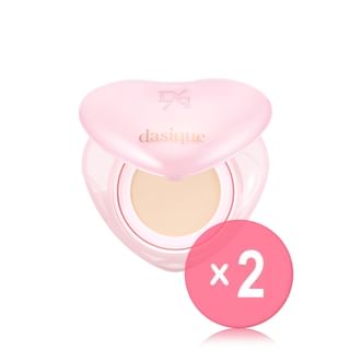 dasique - Water Dewy Gel Cushion Heart Edition - 3 Colors 2pcs Bundle Set #21N Pure x 2 pcs