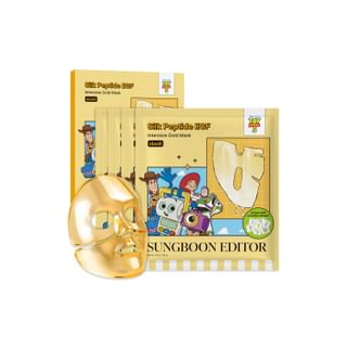 SUNGBOON EDITOR - Silk Peptide EGF Intensive Gold Mask Set Toy Story Edition 37g x 4 sheets
