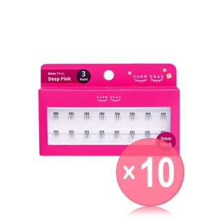 ccam bbak - Original Eyelash 3 Points - 9 Types 10pcs Bundle Set 9mm Thick x 10 pcs