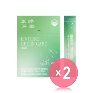 LIVELING Green Care 2pcs Bundle Set 15ml x 30 sticks x 2 pcs
