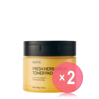Nacific - Fresh Herb Origin Toner Pad 2pcs Bundle Set 60 pads x 2 pcs