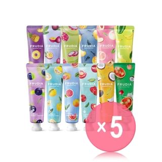 FRUDIA - My Orchard Hand Cream - 12 Types 5pcs Bundle Set Passion Fruit x 5 pcs