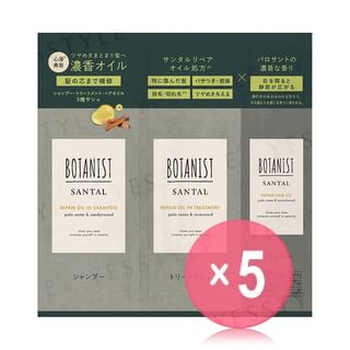 BOTANIST - Santal Repair Oil In Shampoo & Treatment & Repair Hair Oil Trial Set 5pcs Bundle Set 1 pc x 5 pcs