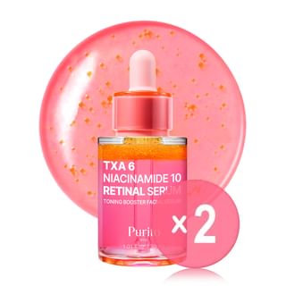 Purito SEOUL - TXA 6 Niacinamide 10 Retinal Serum 2pcs Bundle Set 30ml x 2 pcs