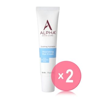 Alpha Skin Care - Nourishing Eye Cream with Hyaluronic Acid 2pcs Bundle Set 21g x 2 pcs