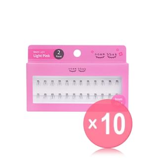 ccam bbak - Original Eyelash 2 Points - 13 Types 10pcs Bundle Set 9mm Light x 10 pcs