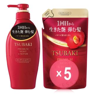 Shiseido - Tsubaki Premium Moist & Repair Conditioner 5pcs Bundle Set