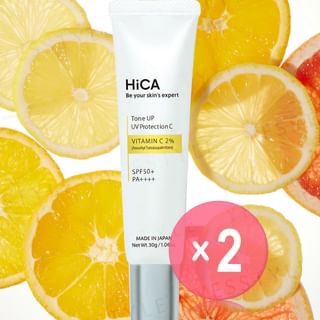 HiCA - Tone UP UV Protection C Vitamin C 2% SPF 50+ PA++++ 2pcs Bundle Set 30g x 2 pcs