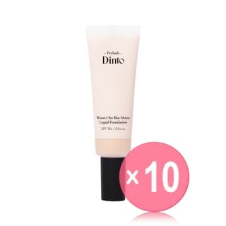 Dinto - Prelude Dinto Woon Cho Blur-Matte Liquid Foundation - 3 Colors 10pcs Bundle Set #93 Calm Woon Cho x 10 pcs