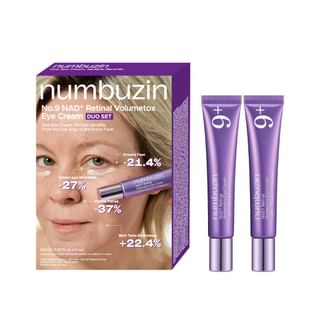numbuzin - No.9 NAD+ Retinal Volumetox Eye Cream Duo Set 2 pcs