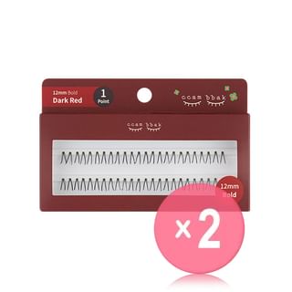 ccam bbak - Original Bold Eyelash 1 Point - 3 Types 2pcs Bundle Set 12mm x 2 pcs