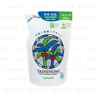 Saraya Yashinomi Dish Washing Detergent Refill 480Ml saraya kopen in de aanbieding