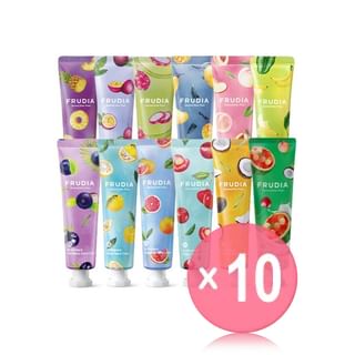 FRUDIA - My Orchard Hand Cream - 12 Types 10pcs Bundle Set Passion Fruit x 10 pcs