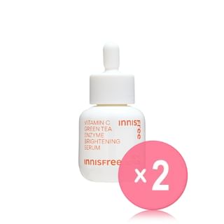 innisfree - Vitamin C Green Tea Enzyme Brightening Serum 2pcs Bundle Set 30ml x 2 pcs