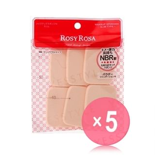 Chantilly - Rosy Rosa Sponge Slim 5pcs Bundle Set 3 pcs x 5 pcs