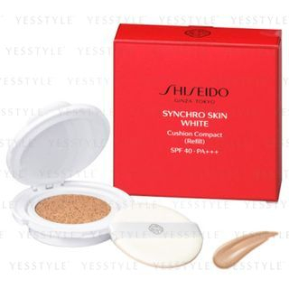 Shiseido Synchro Skin White Cushion Compact Spf 40 Pa 010 Ocher Refill 12G shiseido kopen in de aanbieding