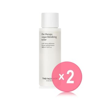 THE FACE SHOP - The Therapy Vegan Blending Toner Mini 2pcs Bundle Set 100ml x 2 pcs
