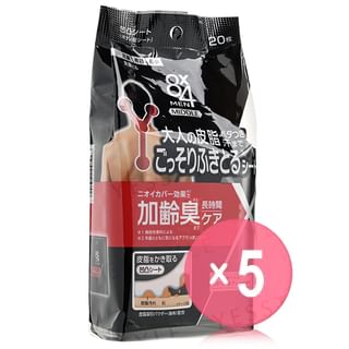 Kao - 8 x 4 Men Middle Body Sheet 5pcs Bundle Set 20 Sheets x 5 pcs