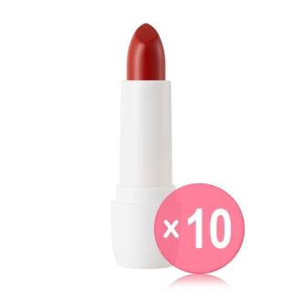 RiRe - Vegan Moisture Lip Balm - 2 Colors 10pcs Bundle Set Red x 10 pcs