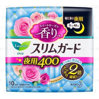 Kao Laurier Ultra Slim Night Use Absorbent Rose Scent Wing Sanitary Napkin 40Cm 10 Pcs kao kopen in de aanbieding