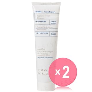 Korres - Greek Yoghurt Foaming Cream Cleanser 2pcs Bundle Set 150ml x 2 pcs
