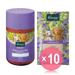 Kneipp Japan - Bath Salt Enjoy Your Life 10pcs Bundle Set