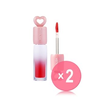TENZERO - MOOLDA Love Core Tattoo Water Tint - 20 Colors 2pcs Bundle Set #WC08 Apple Juice x 2 pcs