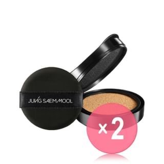 JUNG SAEM MOOL - Essential Skin Nuder Long Wear Cushion Refill Only - 5 Colors 2pcs Bundle Set #19 Light x 2 pcs