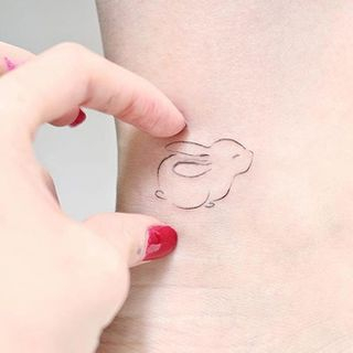 Metz Rabbit Temporary Tattoo Sticker metz kopen in de aanbieding Metz Rabbit Temporary Tattoo Sticker metz kopen in de aanbieding