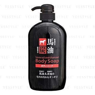 Cosme Station Kumano Horse Oil Body Soap With Charcoal 600Ml cosme station kopen in de aanbieding