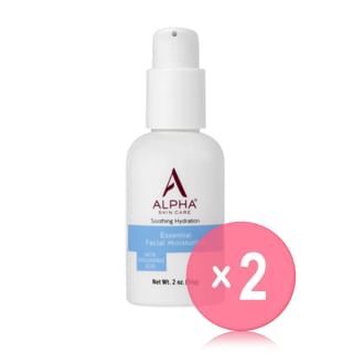 Alpha Skin Care - Essential Facial Moisturizer with Hyaluronic Acid 2pcs Bundle Set 56g x 2 pcs