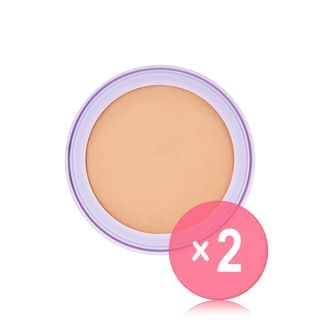 THE FACE SHOP - Ink Lasting Cushion Mesh Glow Refill Only - 3 Colors 2pcs Bundle Set #V203 Natural Beige x 2 pcs
