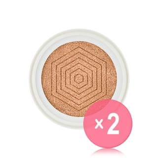 THE FACE SHOP - Gold Collagen Mela Ampoule Cushion Refill Only - 2 Colors 2pcs Bundle Set #203 Natural Beige x 2 pcs