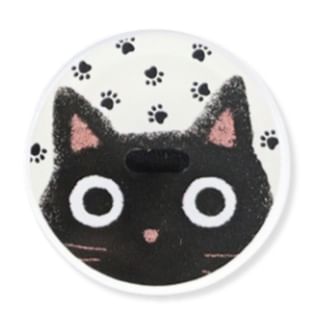 Tama-Face Series Cat Print Button Hair Tie Big Face 1 pc