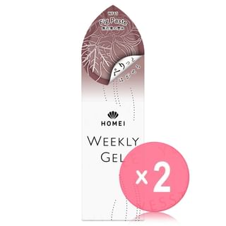 Homei - Weekly Gel Nail Polish WF65 Fig Paste 2pcs Bundle Set 10ml x 2 pcs