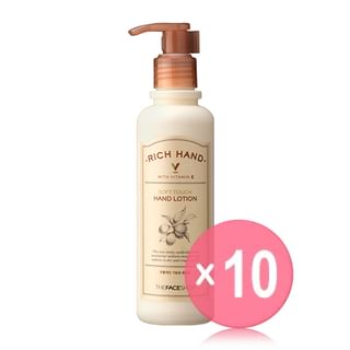 THE FACE SHOP - Rich Hand V Soft Touch Hand Lotion 10pcs Bundle Set 200ml x 10 pcs