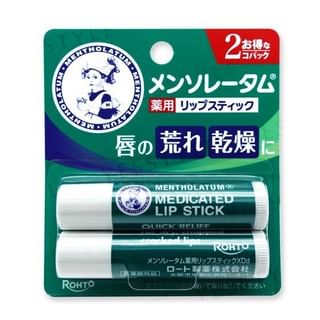 Rohto Mentholatum - Medicated Lip Stick XD 4g x 2