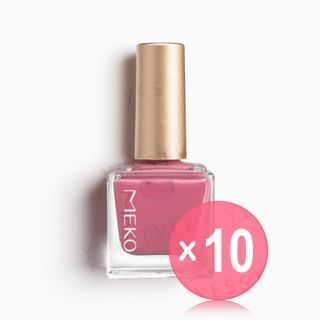 MEKO - Fingertip Play Light Nail Polish 18 Rose Pink 10pcs Bundle Set 10ml x 10 pcs