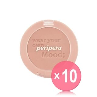 peripera - Pure Blushed Sunshine Cheek - 9 Colors 10pcs Bundle Set #16 Acorn Beige x 10 pcs