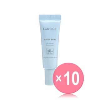 LANEIGE - Water Bank UV Barrier Sunscreen Mini 10pcs Bundle Set 10ml x 10 pcs