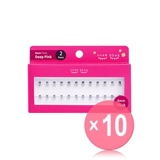 ccam bbak - Original Eyelash 2 Points - 13 Types 10pcs Bundle Set 9mm Thick x 10 pcs