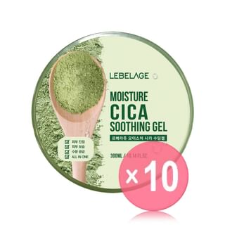 LEBELAGE - Moisture Soothing Gel - 9 Types 10pcs Bundle Set 2025 Version - Cica x 10 pcs